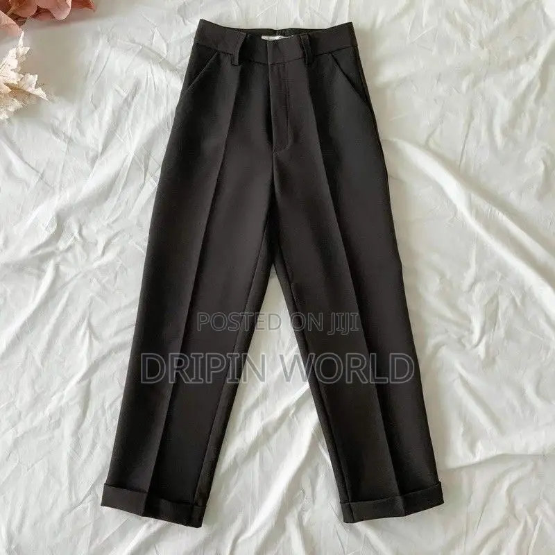 Official Trousers Men Korean Pants Baggy