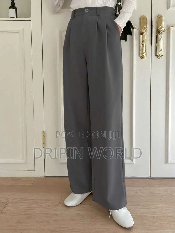 Official Trousers Men Korean Pants Baggy