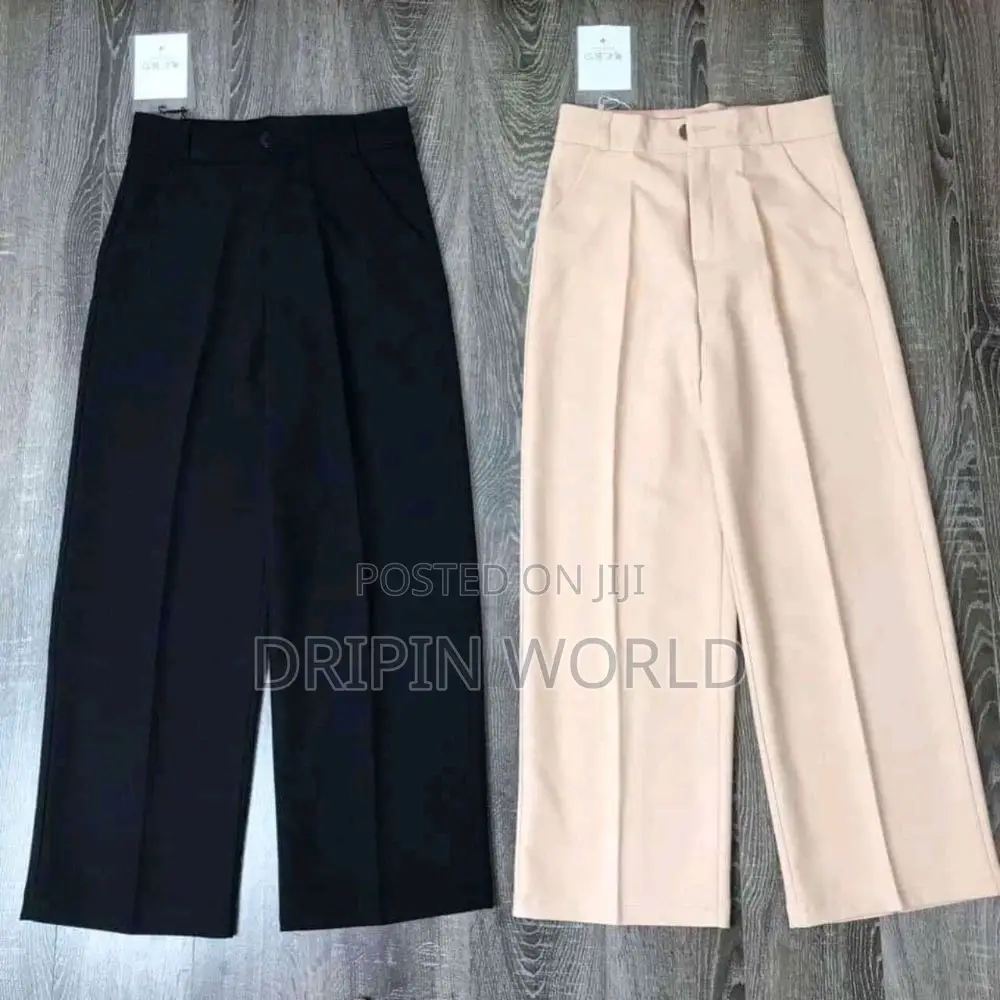 Official Trousers Men Korean Pants Baggy