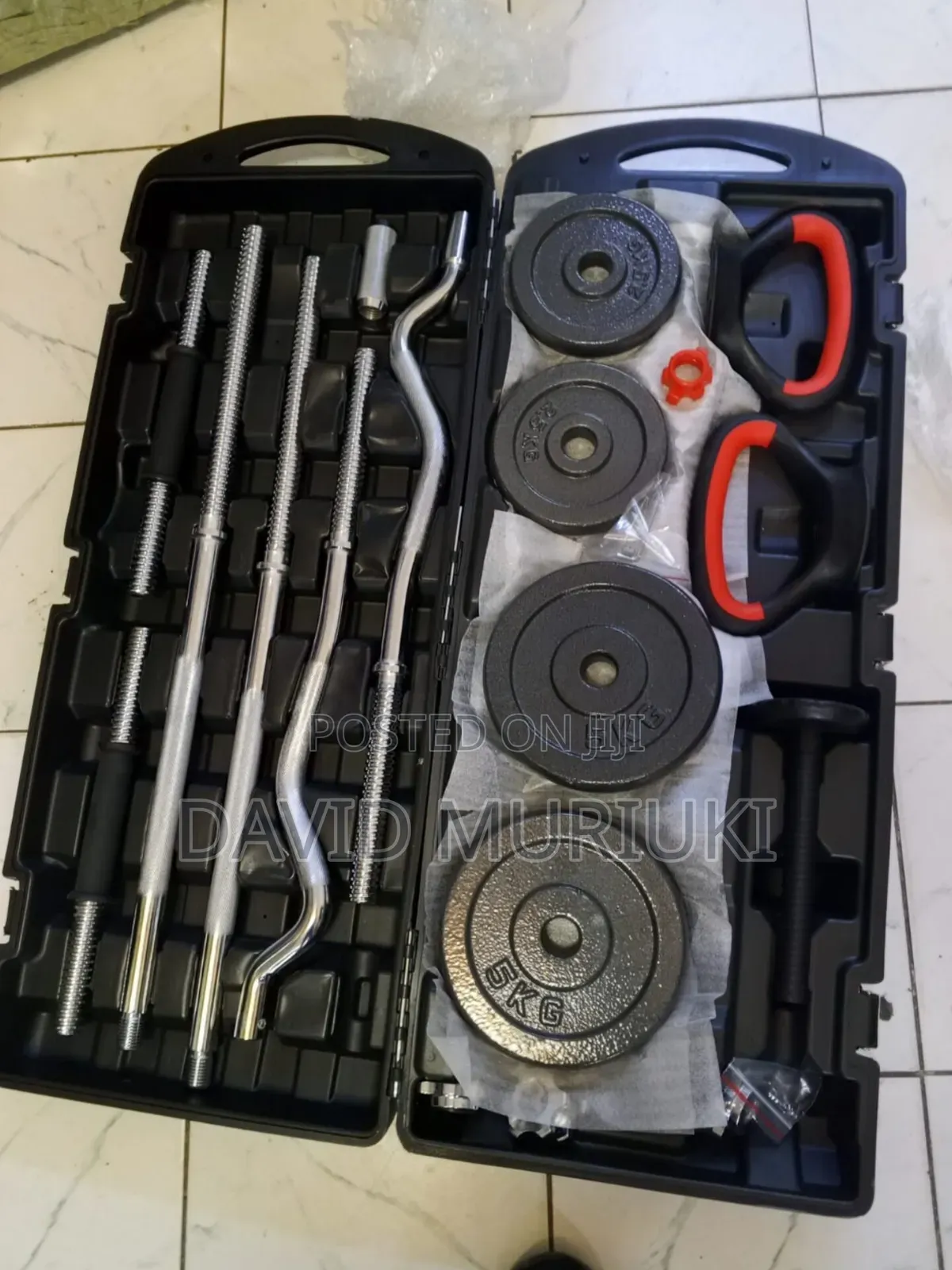 Professional Adjustable Dumbbell Weight Set 58kgs