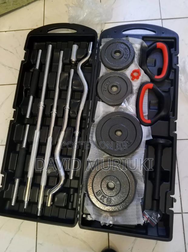 Professional Adjustable Dumbbell Weight Set 58kgs