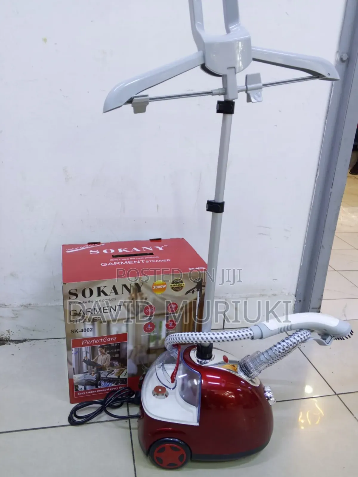 Sokany Portable Fabric Steamer With Continuous Steam