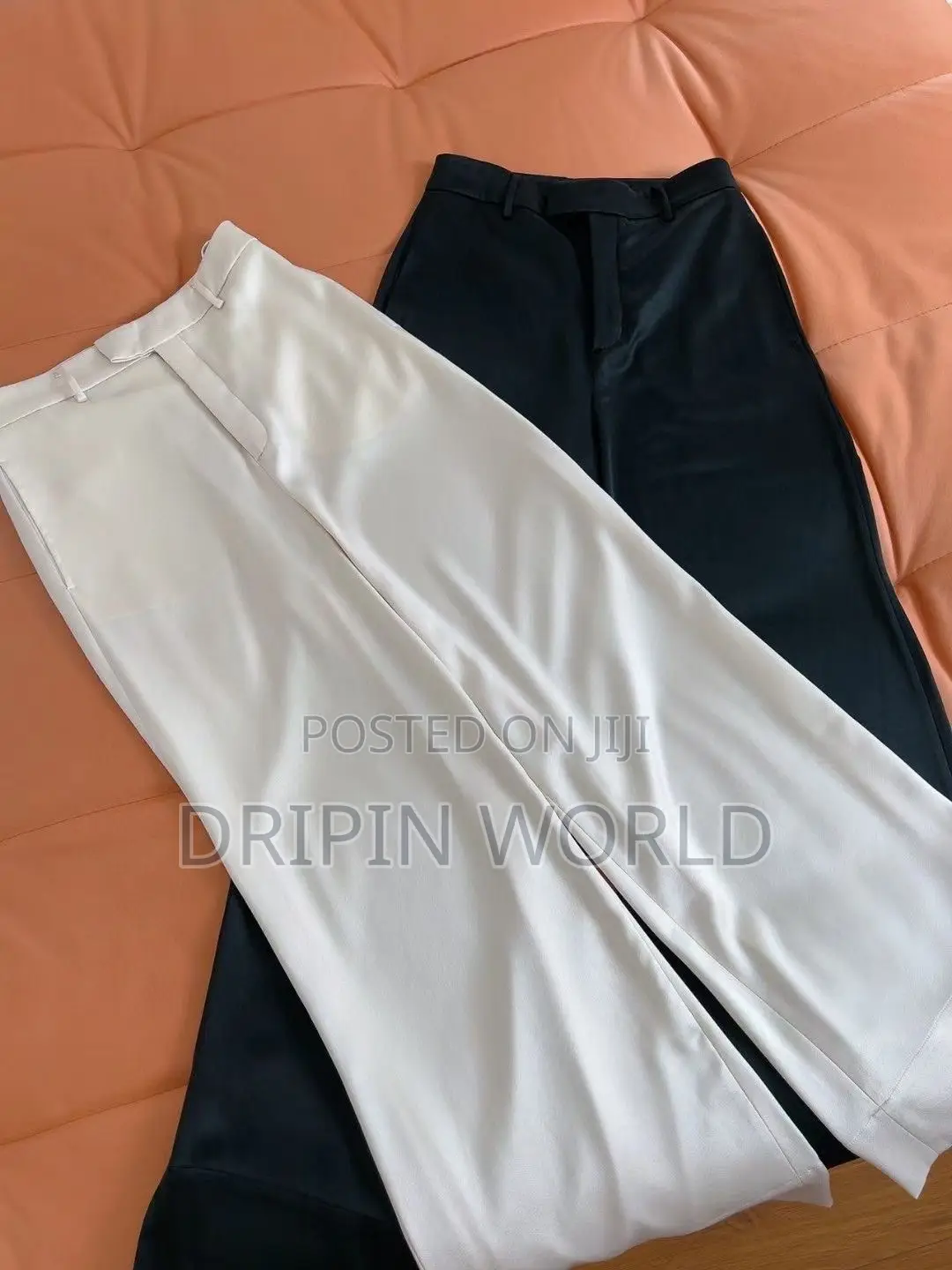 Official Trousers Ladies Wide Leg
