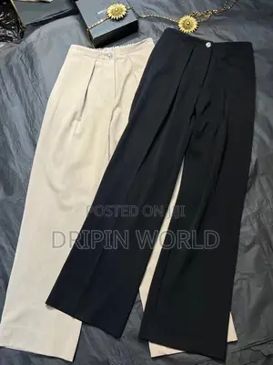 Official Trousers Ladies Wide Leg