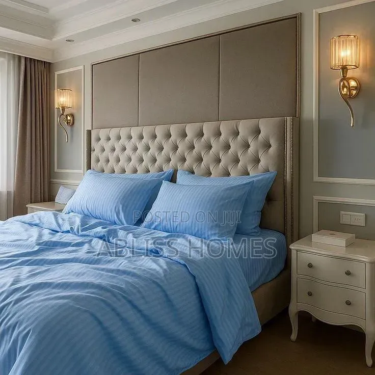 Luxury Cotton Stripped Bedsheets