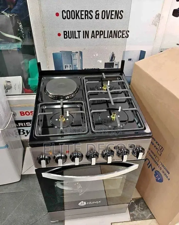 Nunix Cooker 3g+1e Gas Oven (50×55cm)