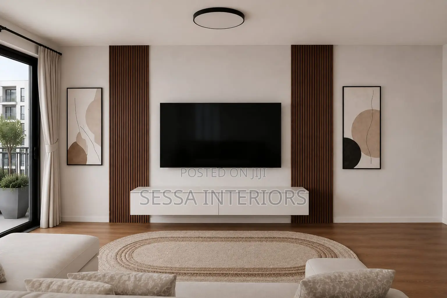 Modern Tv Unit Installation
