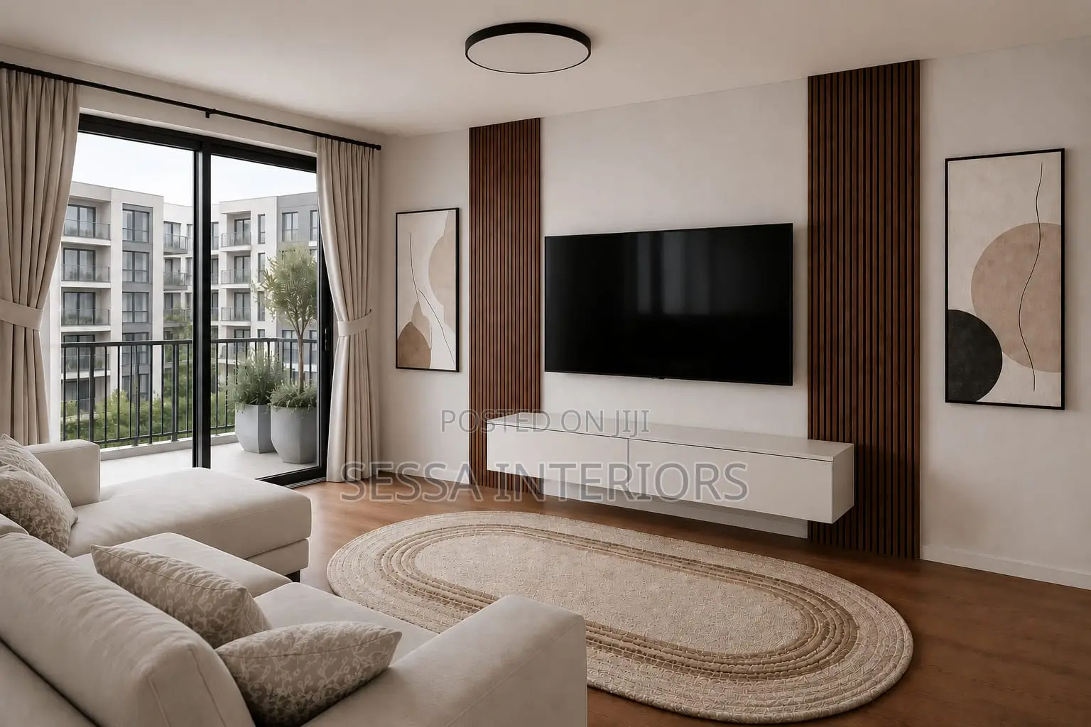 Modern Tv Unit Installation