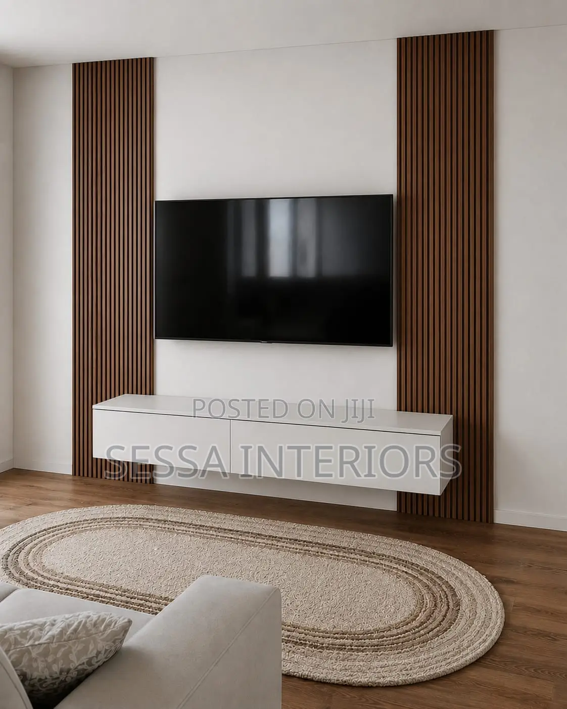 Modern Tv Unit Installation