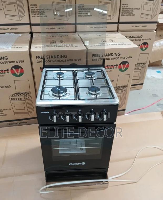 Volsmart Full Gas Standing Cooker 50×50cm With Gas Oven