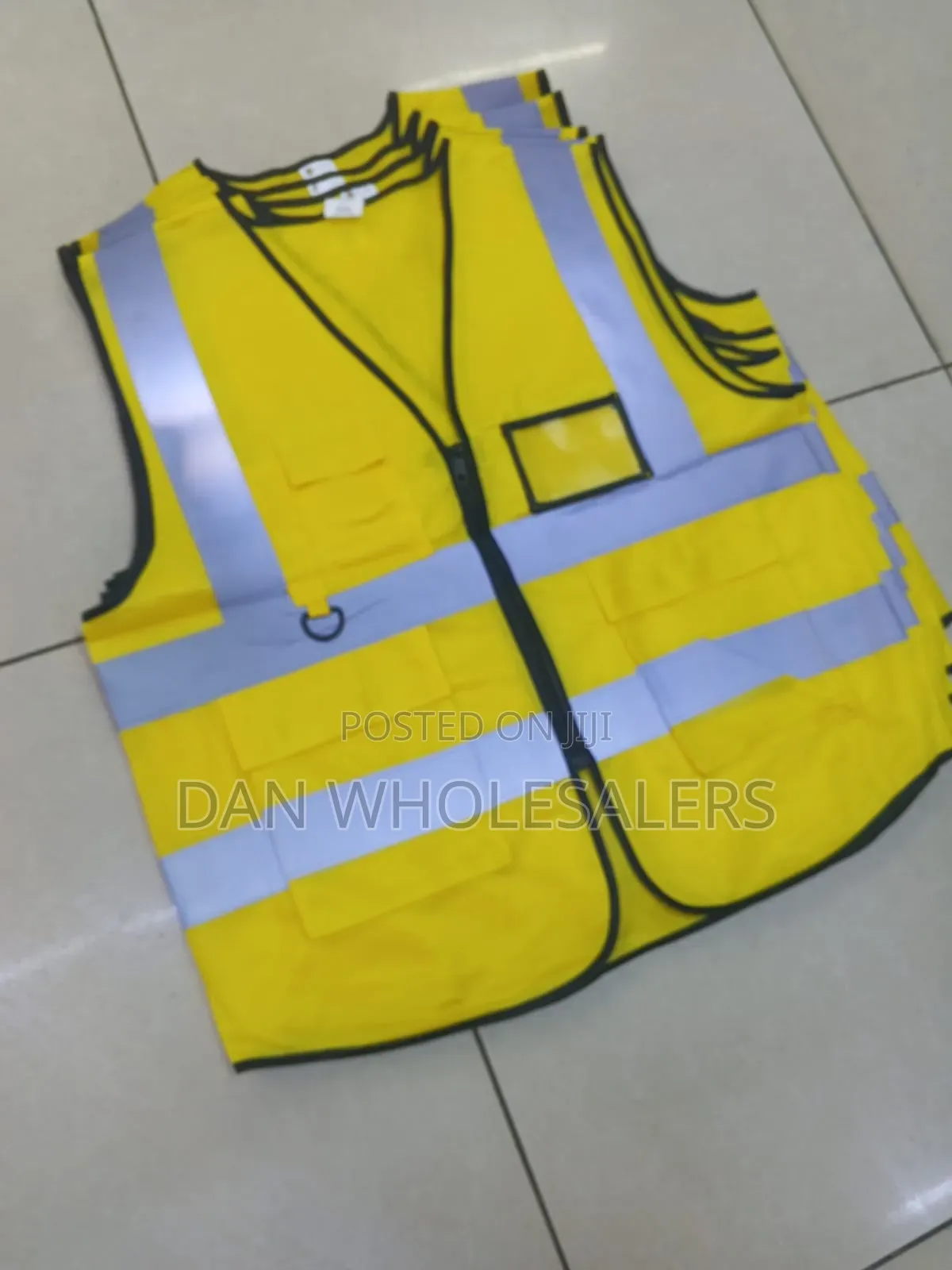 Reflective Safety Vest Yellow Xl Utility Vest