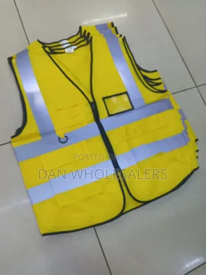Reflective Safety Vest Xl With Id Card Pocket