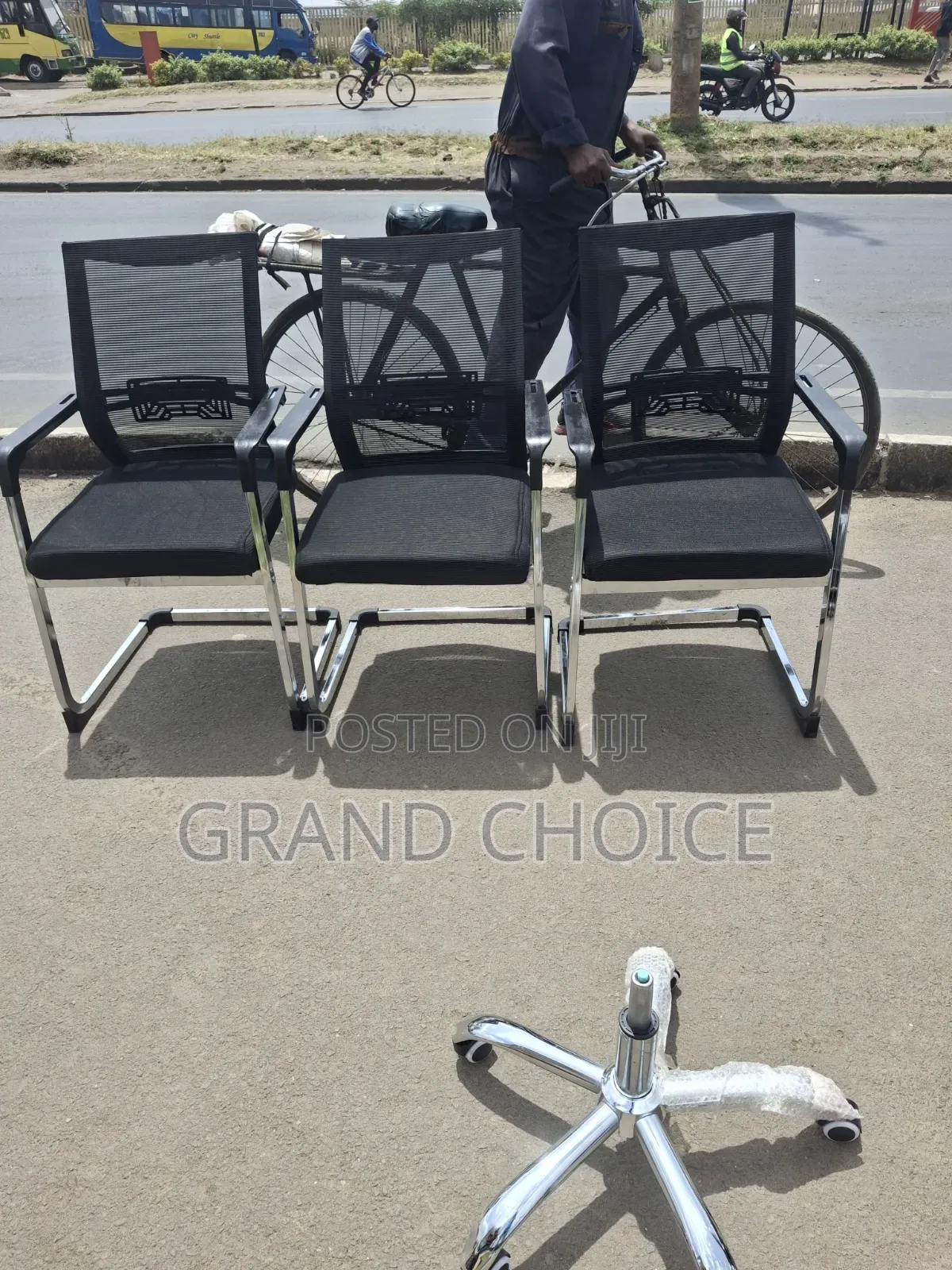Chrome Visitors Chairs