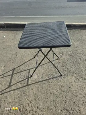 Square Black Foldable Table