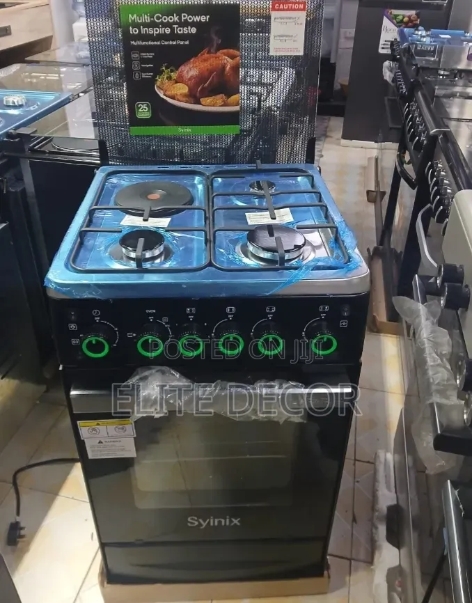 Syinix 50 By55 3+1 Standing Cooker With Electric Oven