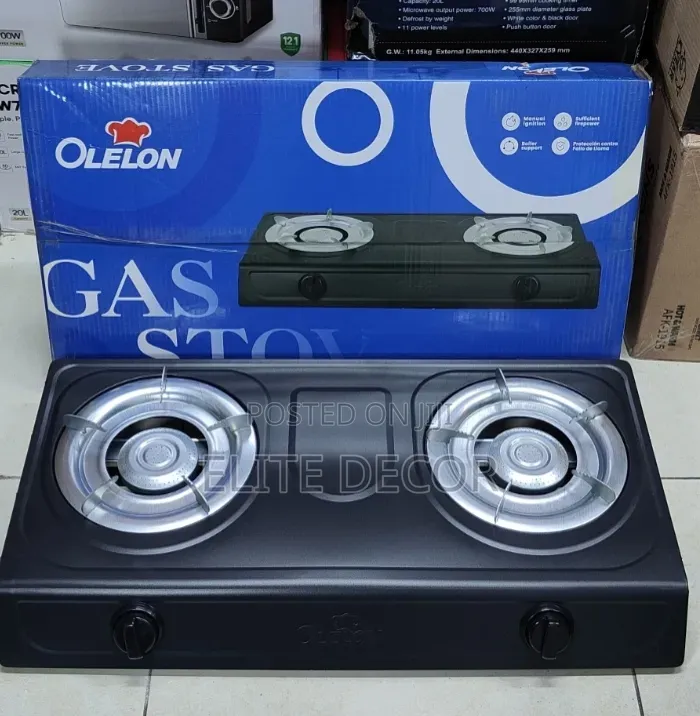 Olelon 2 Burner Stainless Top
 Cooker
Auto Ignition