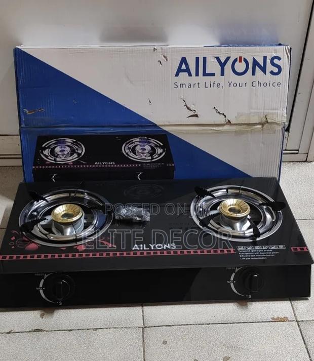 Ailyons 2 Burner Glass Table Top Cooker