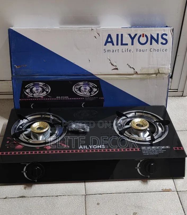 Ailyons 2 Burner Glass Table Top Cooker