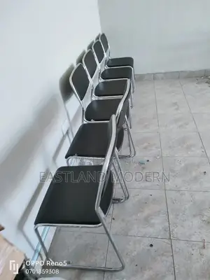 Executive Chrome Visitors Chair Leather