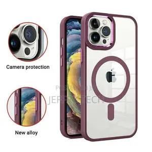 Apple iPhone 16 Pro Max Magnetic Case With Camera Lens and Magsafe