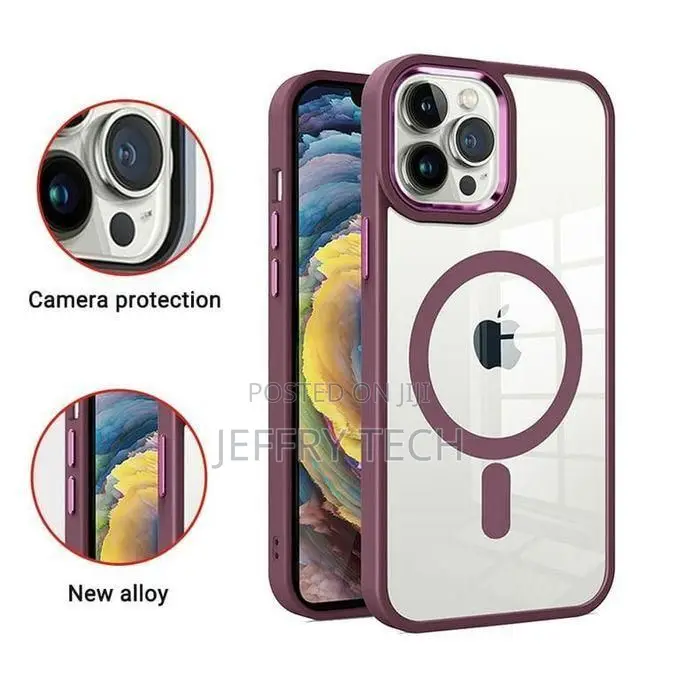Apple iPhone 16 Pro Max Magnetic Case With Camera Lens and Magsafe