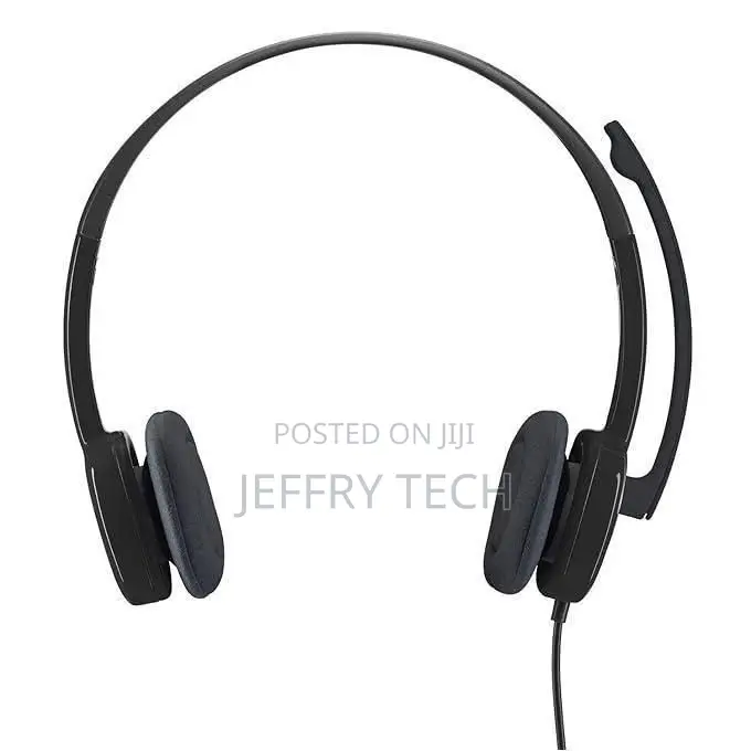 Logitech H151 Wired Headset, Analog Stereo Headphones With Rotating