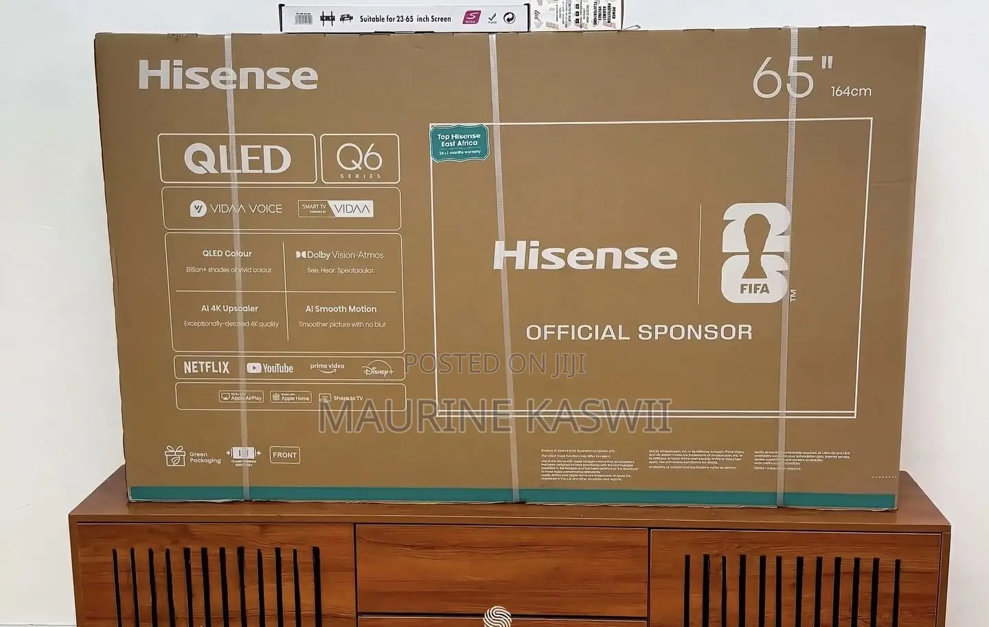 Hisense 65”Q6q Qled Vida Smart -2026