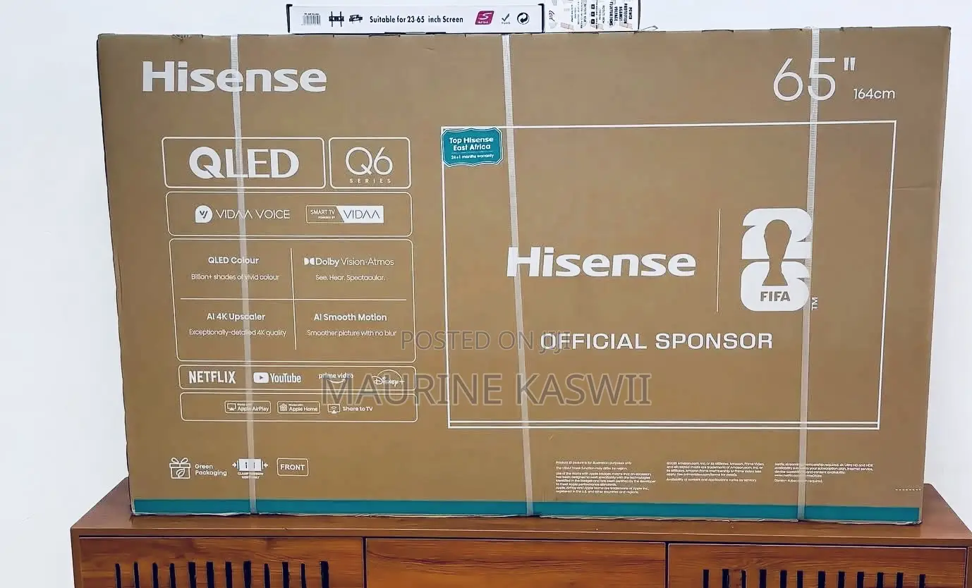 Hisense 65”Q6q Qled Vida Smart -2026