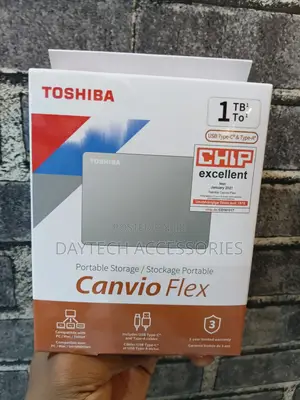 Toshiba Canvio Flex 1tb Usb 3.2 Gen 1 External Portable Hard Drive.