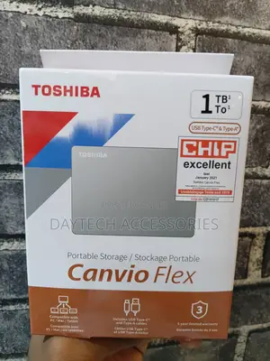Toshiba Canvio Flex 1tb Usb 3.2 Gen 1 External Portable Hard Drive.