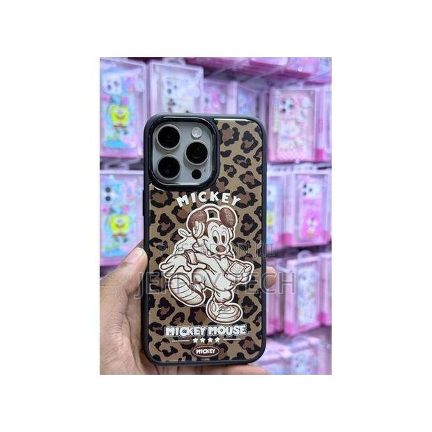 Mickey Mouse Camo Rugged Protective Case for iPhone 16 Pro Max – Brow