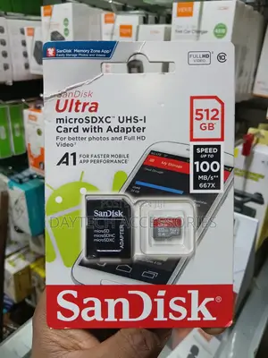 This Is a Sandisk Ultra 512gb Microsdxc Uhs-I Memory Card.