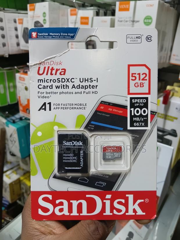 This Is a Sandisk Ultra 512gb Microsdxc Uhs-I Memory Card. - thumbnail 2