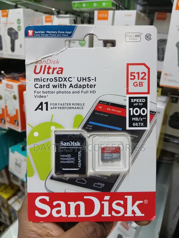This Is a Sandisk Ultra 512gb Microsdxc Uhs-I Memory Card. - thumbnail 3