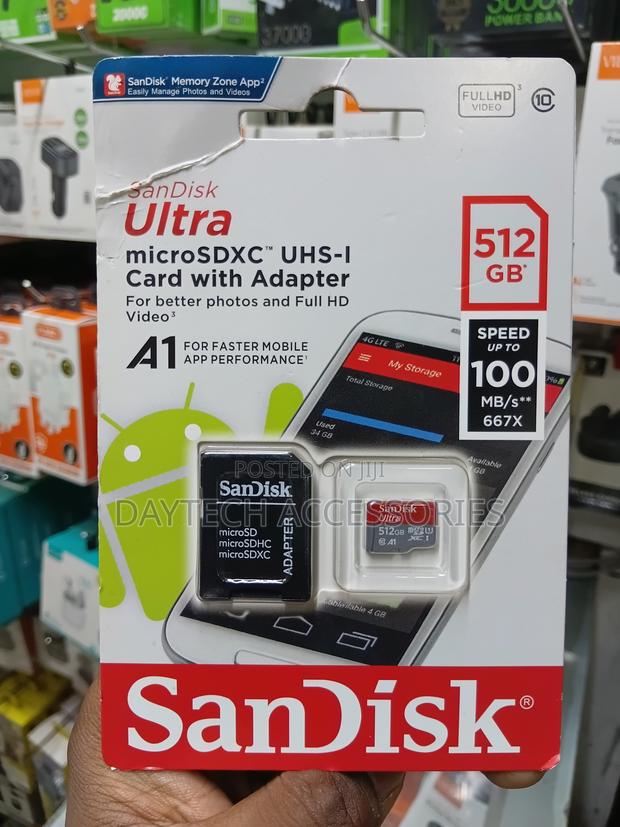 Sandisk - Ultra 512gb Microsdxc Uhs-I Memory Card