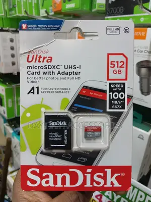 Sandisk Ultra 512gb Micro SDXC C10 Uhs-I Memory Card - 100mb/S