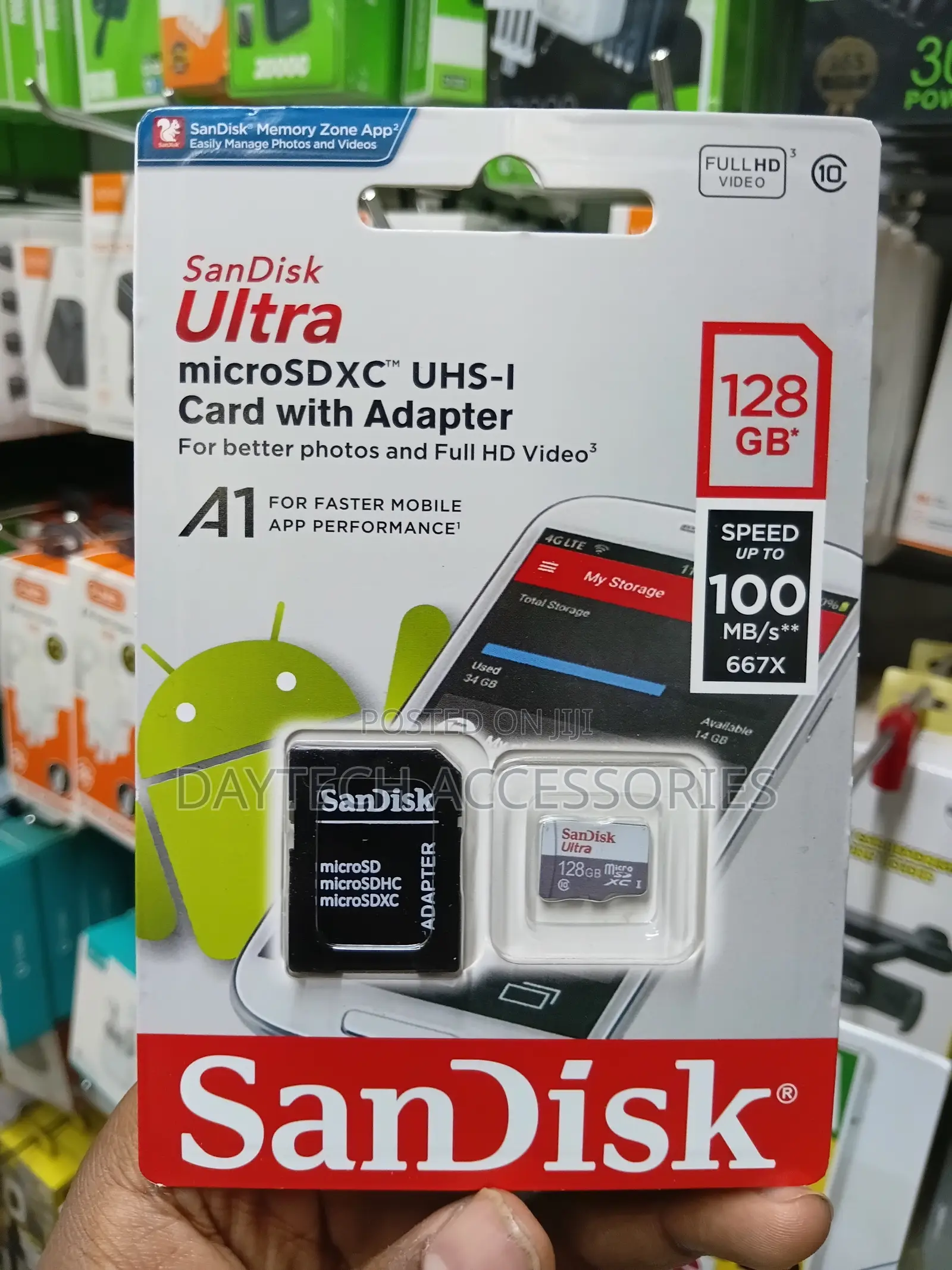 This Is a Sandisk Ultra 128gb Microsdxc Card With Included Sd Adapter.