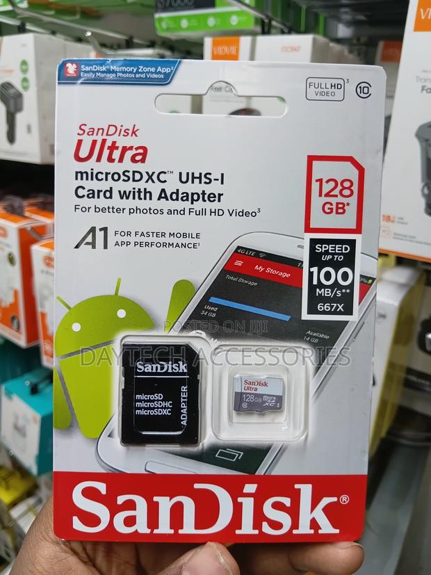 This Is a Sandisk Ultra 128gb Microsdxc Card With Included Sd Adapter. - thumbnail 3