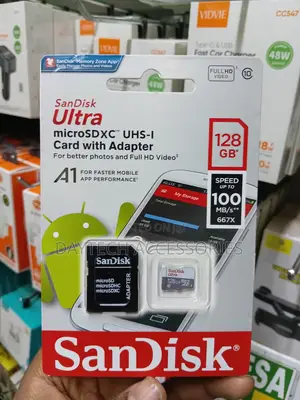 Sandisk Ultra 128gb Micro Sd Card SDXC A1 Uhs-I 100mb/S