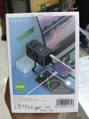 The Vidvie Ta4408 Is a 100w Universal Global Travel Adapter.
