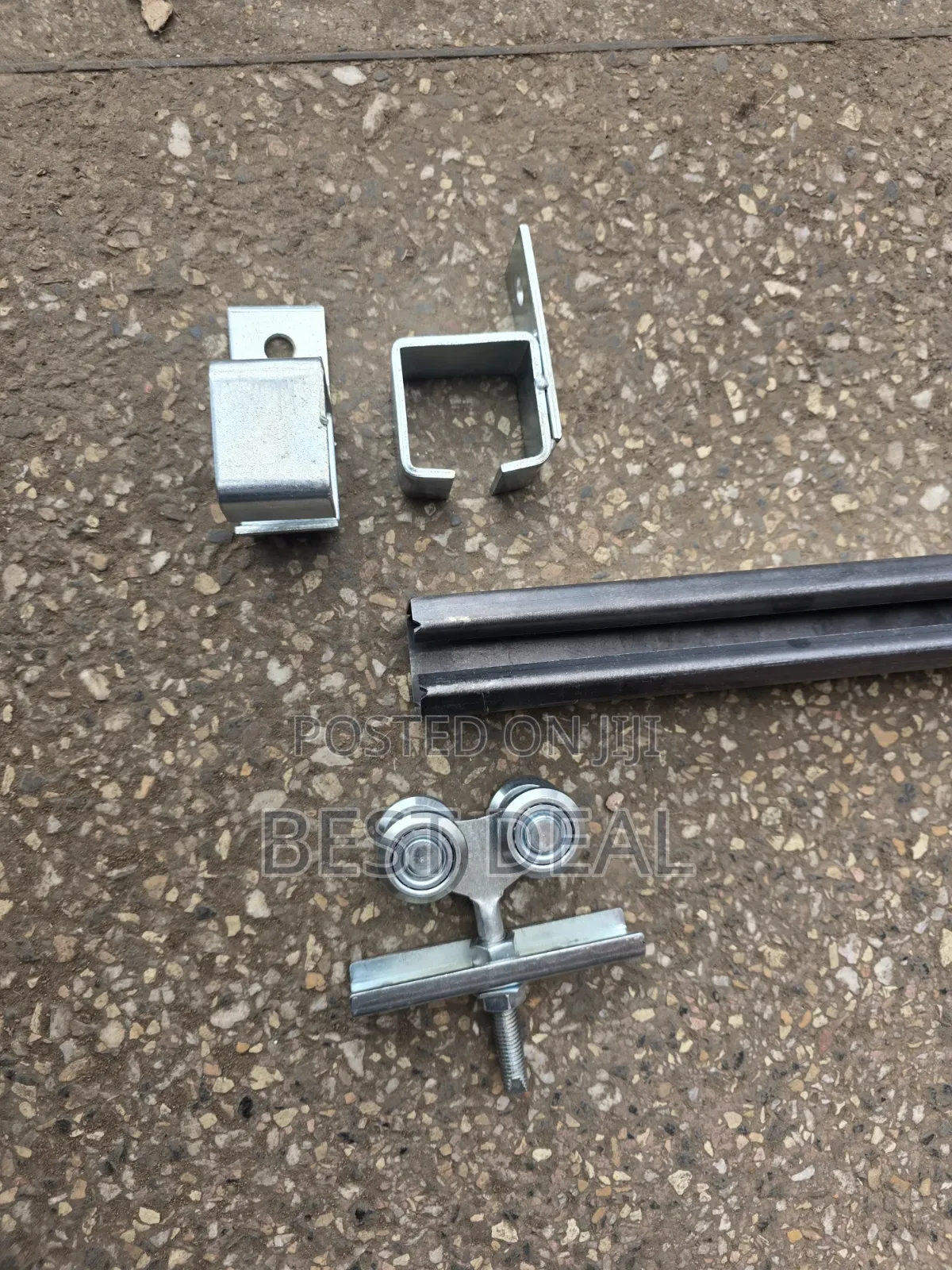 Overhead Hanging Sliding Gate Rollers,Rail and Mounting Bracket