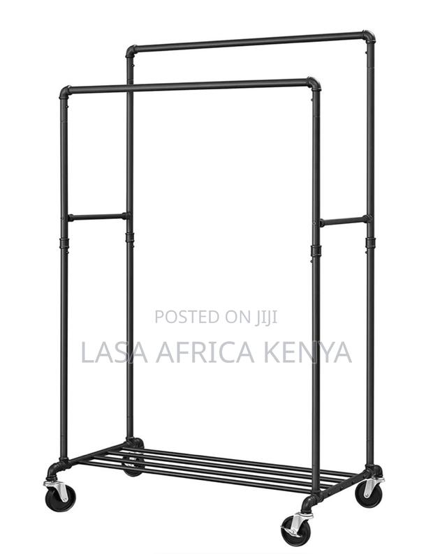 Lasa Heavy-Duty Rolling Clothes Rack With 90kg . | Lasa