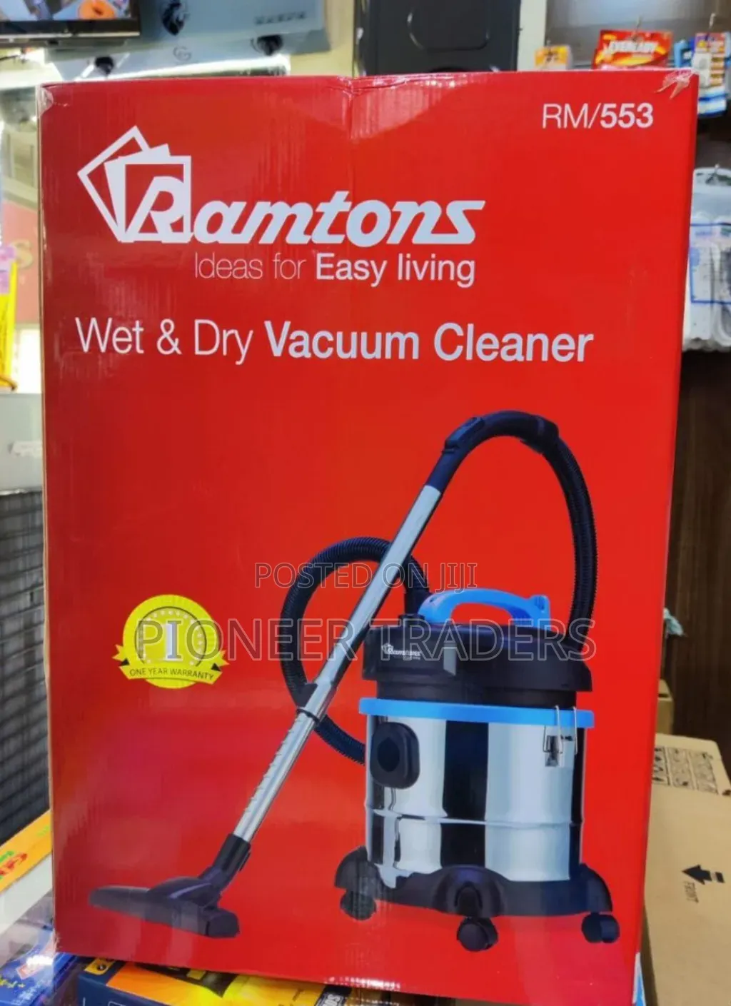 2wet and Dry Vacuum Cleaner Ramtons 21 Litre