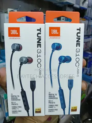 JBL Tune 310c Usb-C Earbuds With Microphone (Black)