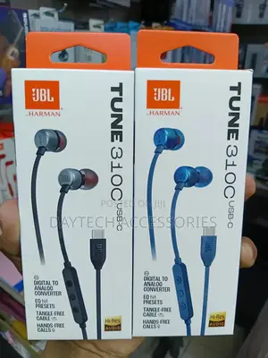 JBL Tune 310c Usb-C Earbuds With Microphone (Black)