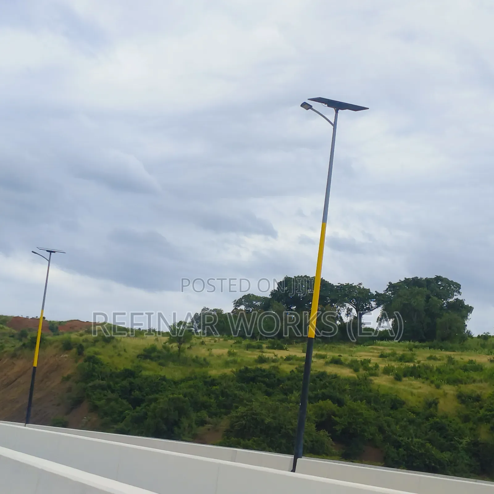 Galvanized Mild Steel Road and Street Light Poles Made on Order