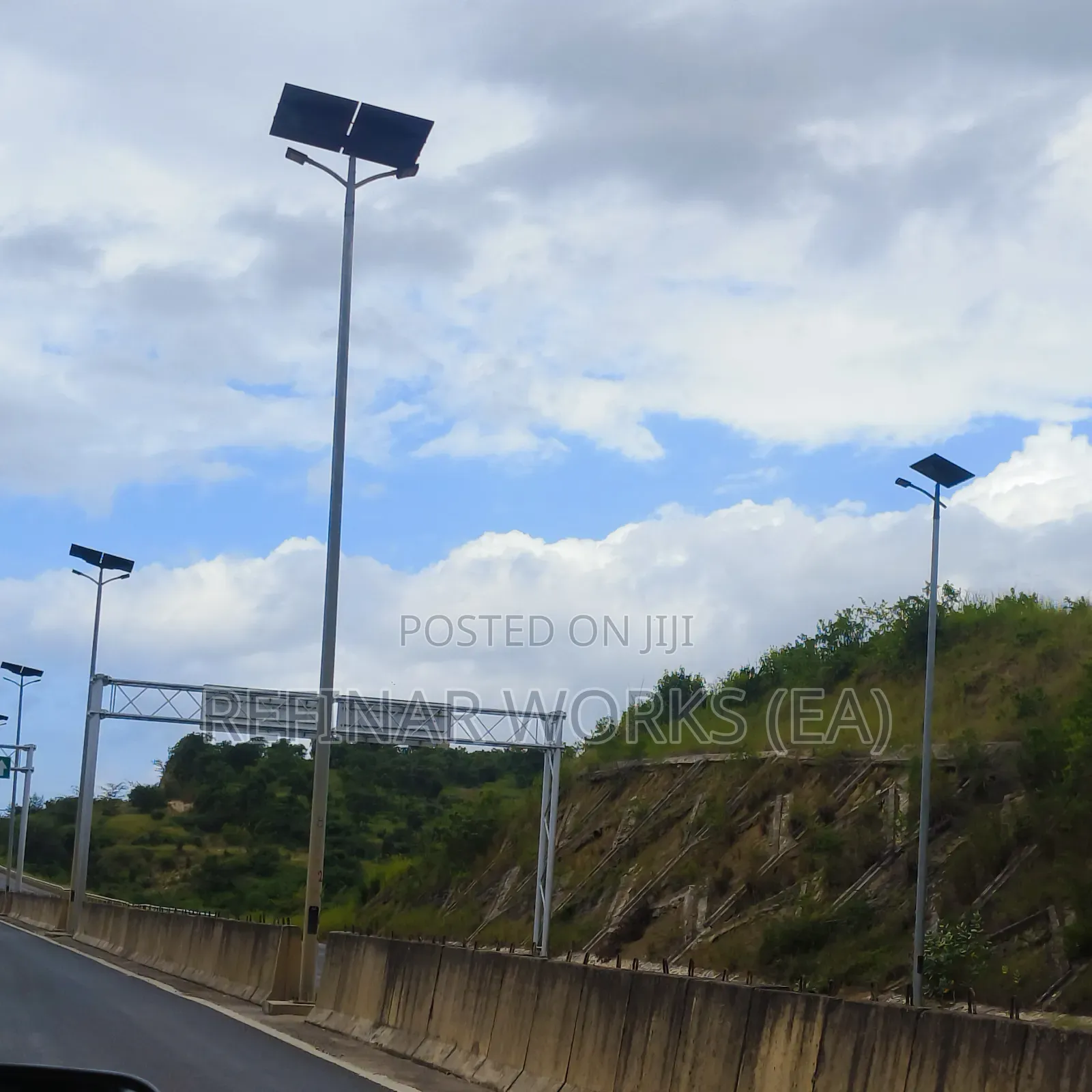 Galvanized Mild Steel Road and Street Light Poles Made on Order