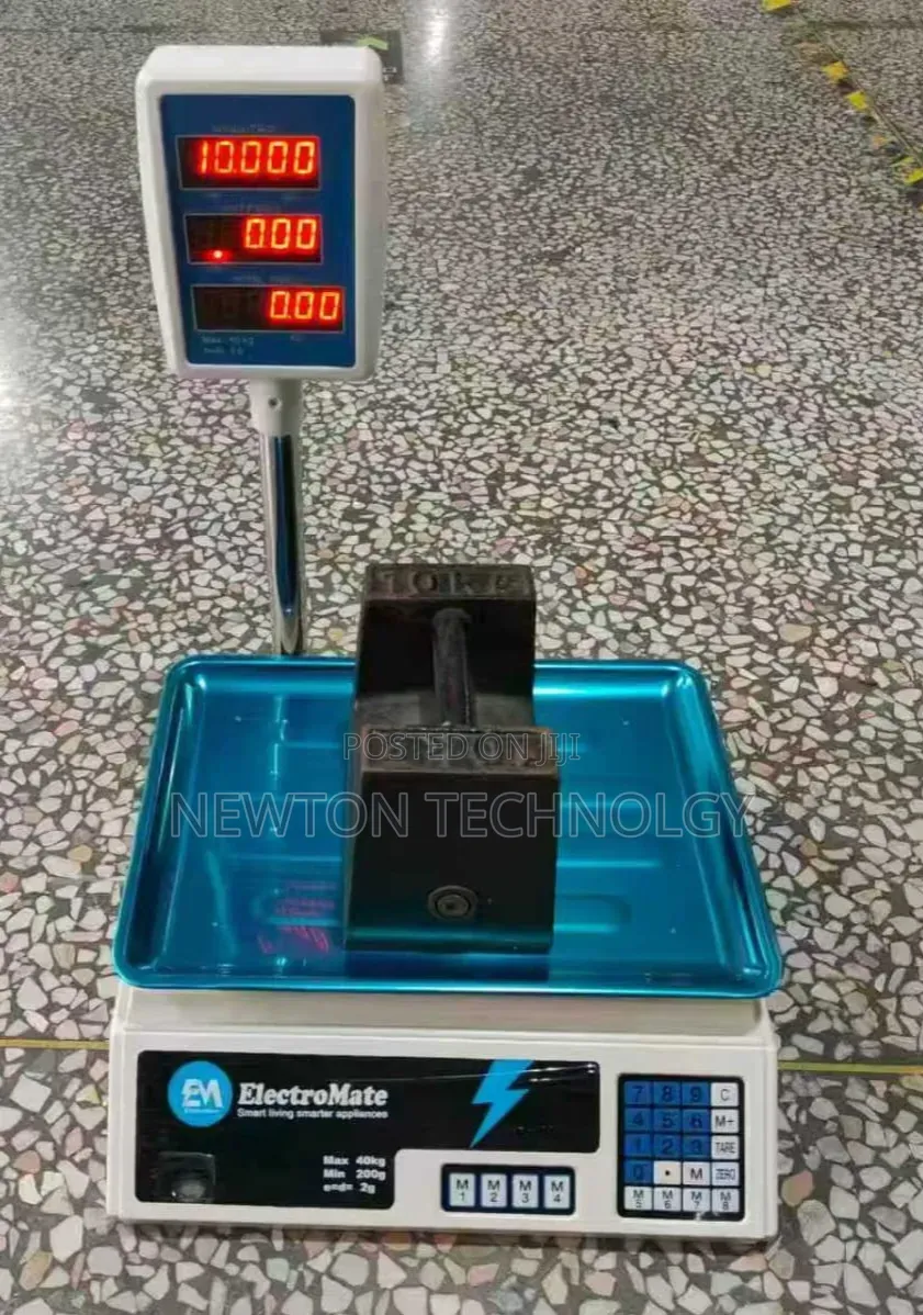 40kgs Electromate Digital Computing Weighting Scale With Arm