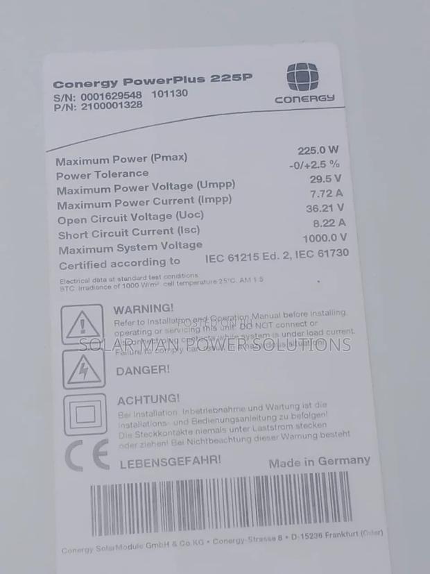 225w Solar Panels - thumbnail 2