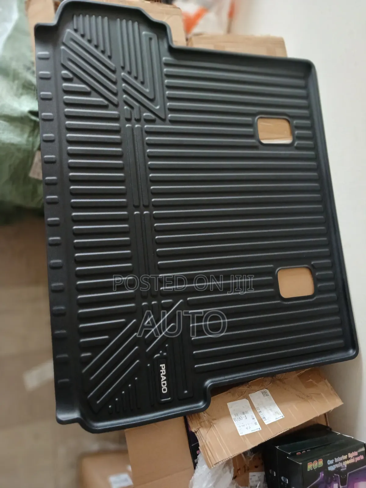 Toyota Land Cruiser Prado 150 7-Seater Black Boot Mat